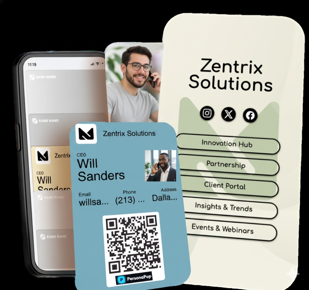 PersonaPop Apple Wallet Interface